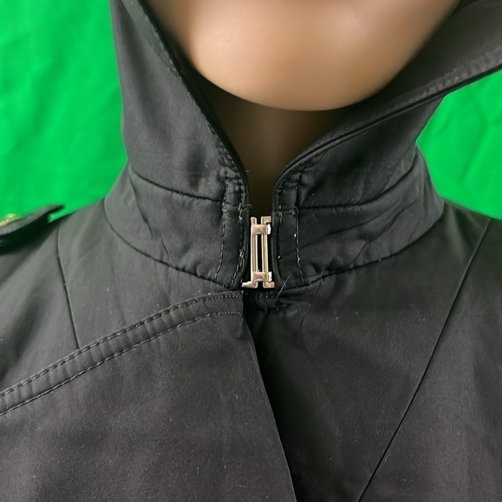 Calvin Klein Black Y2K Trench Coat ☔️ - Picture 11 of 15